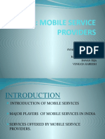 Price: Mobile Service Providers