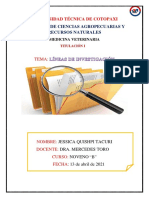 Actividad 1. Líneas de Investigación