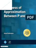 2019 - A Rubinstein - Hardness of Approximation Between P and NP