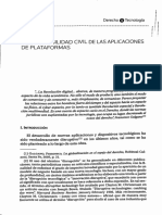 Capítulo II y III - Aspectos jurídicos de las aplicaciones de plataformas - Juan Darío Veltani