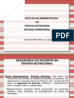 Segurança paciente terapia nutricional