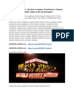 【ASSISTIR HD】▷ My Hero Academia: World Heroes' Mission 【2021】 Dublado Filme Online Grátis em Portuguêse
