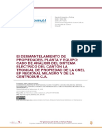 Desmantelamiento sistema eléctrico