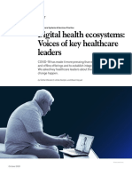 Digital Health Ecosystems: Voices of Key Healthcare Leaders: Healthcare Systems & Services Practice