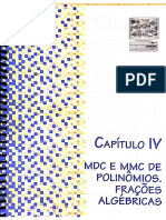 MDC e MMC de Polinômios Frações Algébricas 8 Ano X