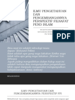 Ilmu Pengetahuan Dan Pengembangannya Perspektif Filsafat Pend Islam