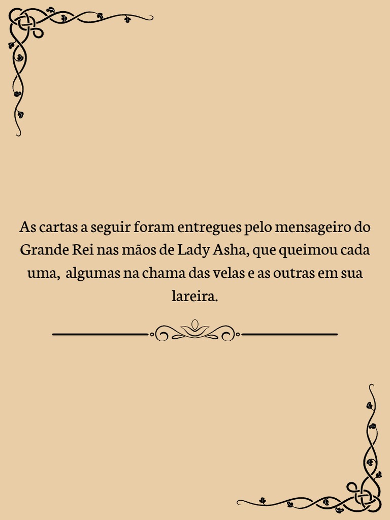 Cartas de Cardan Greenbriar À Jude Duarte | PDF | Poesia