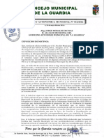 012 2016 Ley Autonomica Municipal de Modificacion e Incorparacion y Derogacion de Articulos Al Codigo de Urbanismo y Obra