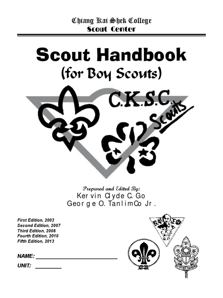 Scout Handbook For Boys v5 PDF Scouting Knot