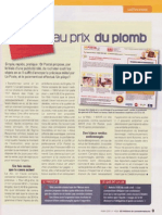 60 Millions de Consommateurs: "L'Or Au Prix Du Plomb"