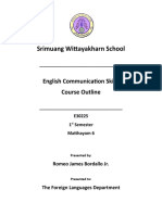 English Communication Skills (EN30225) Course Syllabus