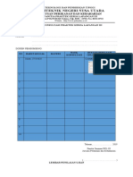 Lembar Konsultasi Praktek Kerja Lapangan III