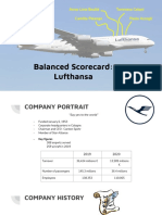Balanced Scorecard: Lufthansa: Camilla Palange Anna-Livia Boullé Tommaso Celani Paolo Accogli