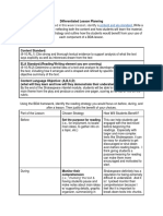 RDG 323 Planning For Learning Document