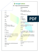 PS - 5 - RCC - Singly and Doubly Reinforced Beams: Practise Questions 9. (C)