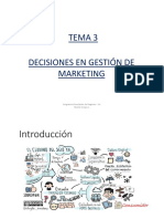 Tema 3 - Decisiones en Gestión de Marketing