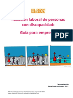 Guía para La Inclusión de Personas Con Discapacidad