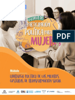 MÃ Dulo1 - Liderazgo Polã - Tico de Las Mujeres Gestoras de Transformaciã N Social