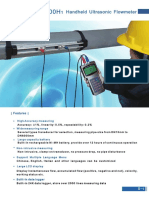 TUF-2000H: Handheld Ultrasonic Flowmeter