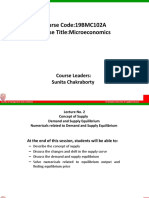 Course Code:19BMC102A Course Title:Microeconomics: Course Leaders: Sunita Chakraborty