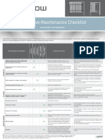 Preventive Maintenance Checklist: Plateheatexchangers