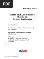 Earth and Life Science Q2 Mod12 Genetic Engineering Version1