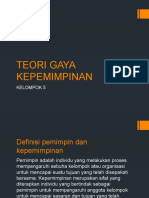 Kel5 Teori Gaya Kepemimpinan