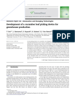2007-Ota - Development of A Cucumber Leaf Picking Device For Greenhouse Production
