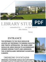 LIBRARY STUDY SUBMITTED FOR SPORTS FIELD DESIGN