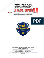 Cover Daftar Hadir Ekskul Bola Voli