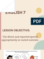 Direct & Reported Speech