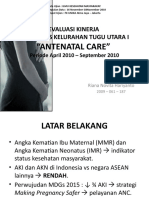 Evaluasi Program Antenatal Care Puskesmas Kelurahan Tugu Utara - PPTX 2