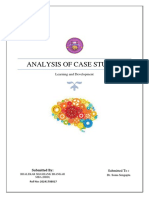 Analysis of Case Studies: Learning and Development