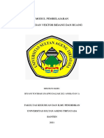 Modul Pembelajaran Matriks Dan Vektor Bidang Dan Ruang