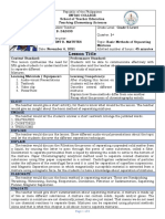 ElemChem8 IBL7E Lesson Plan Basic Methods of Separating Mixtures