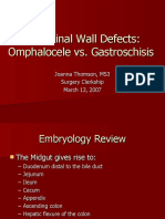 Abdominal Wall Defects: Omphalocele vs. Gastroschisis