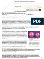 Quantitative Genetics - Growing Transgenic Tomatoes - Learn Science at Scitable