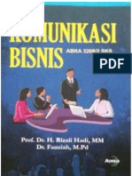 Buku Ajar Komunikasi Bisnis (ABKA 3208 - 2 SKS)