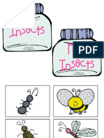 Insect Sort Color Cards