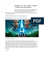 【ASSISTIR APEX HD】 ► Apex 【2021】 Dublado Filme Online Grátis em Portuguêse