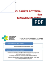 Identifikasi Hazard Dan Manajemen Risiko Fasyankes 2019