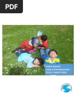 CRCM 2021 - Final-V2 | PDF | Children's Rights | Malaysia