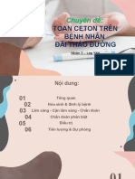 chuyên đề trình bệnh Nhiễm toan ceton ĐTĐ