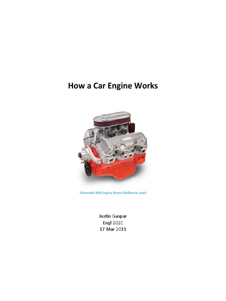 Understanding Gasoline Engine Mechanics | PDF | Piston | Engines
