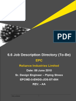 6.6 Job Description Directory (To-Be) : Reliance Industries Limited