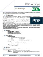 Technical Data Sheet For Spring DFC Ink