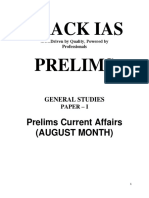August 2021 Current Affairs by CrackIAS