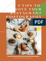 5 Tips For Restaurant Photography