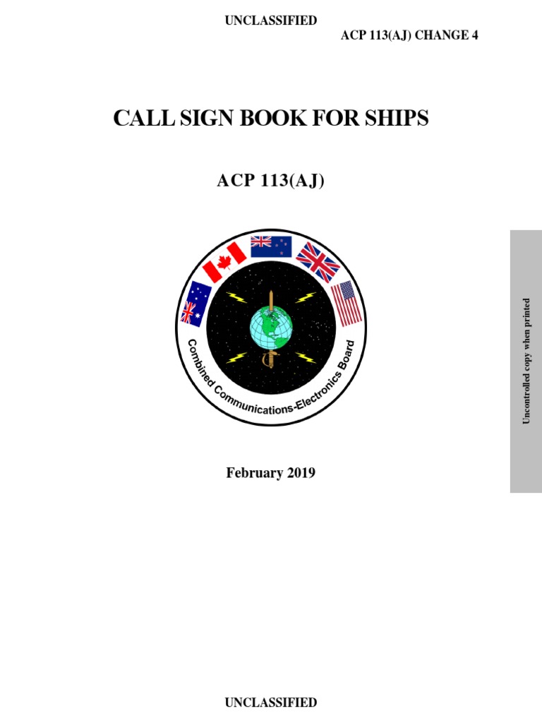 ACP113 (AJ) February 2019 Rev4 | PDF | Shipping | Watercraft