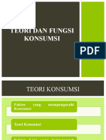 Teori Konsumsi